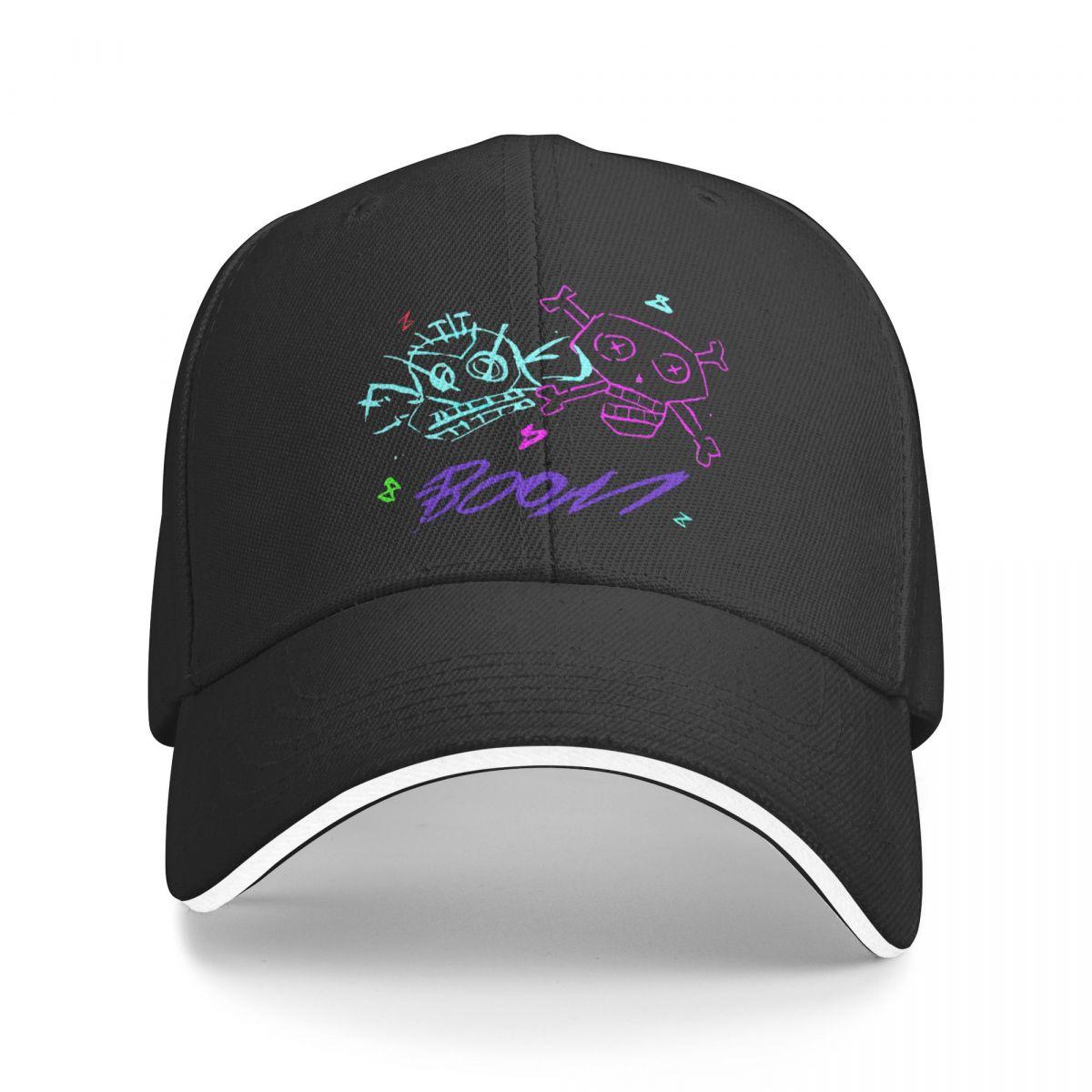 91460000MABYFHJN57 Jinx Monkey Graffiti - Monkey Bomb Arcane League of Legends Multicolor Hat Peaked Dames Cap Gepersonaliseerde Vizier Winddichte Hoeden one size