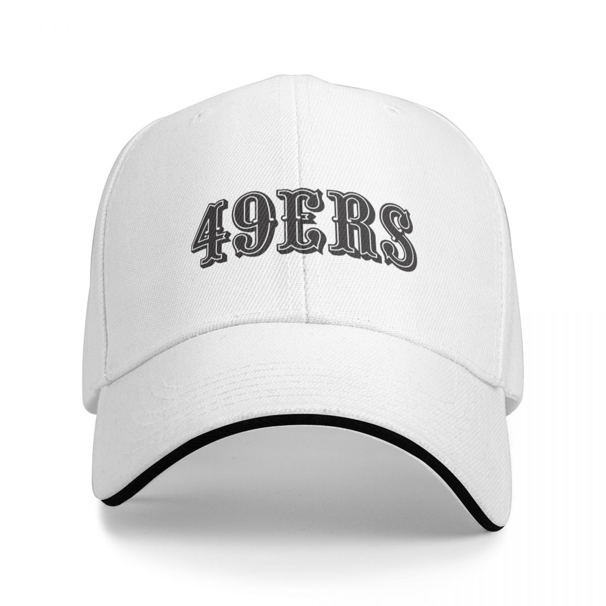 91460000MABYR62T12 49 ers - 49ers logo - 49ers geschenken - cadeau-idee 49ers -Piece Cap Baseball Cap Winter cap Unisex dames Caps dames Unisex's