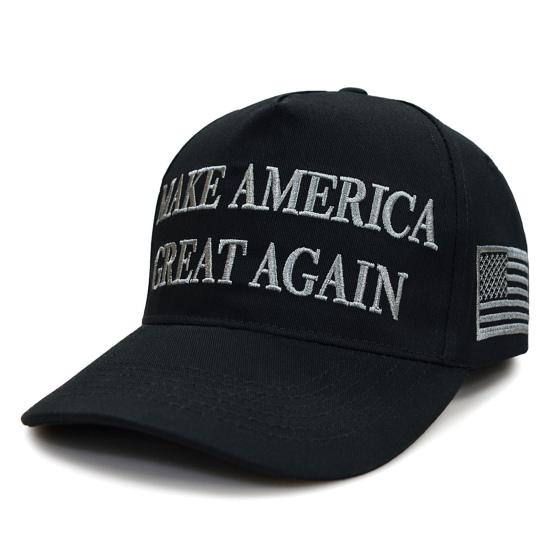 Haoligei 1/2 stuks Trump honkbalpet met borduursel, lange rand, MAGA 2024 presidentsverkiezingscampagne, Amerikaans vlagpatroon, rally's, partijen, unisex pet 1pc