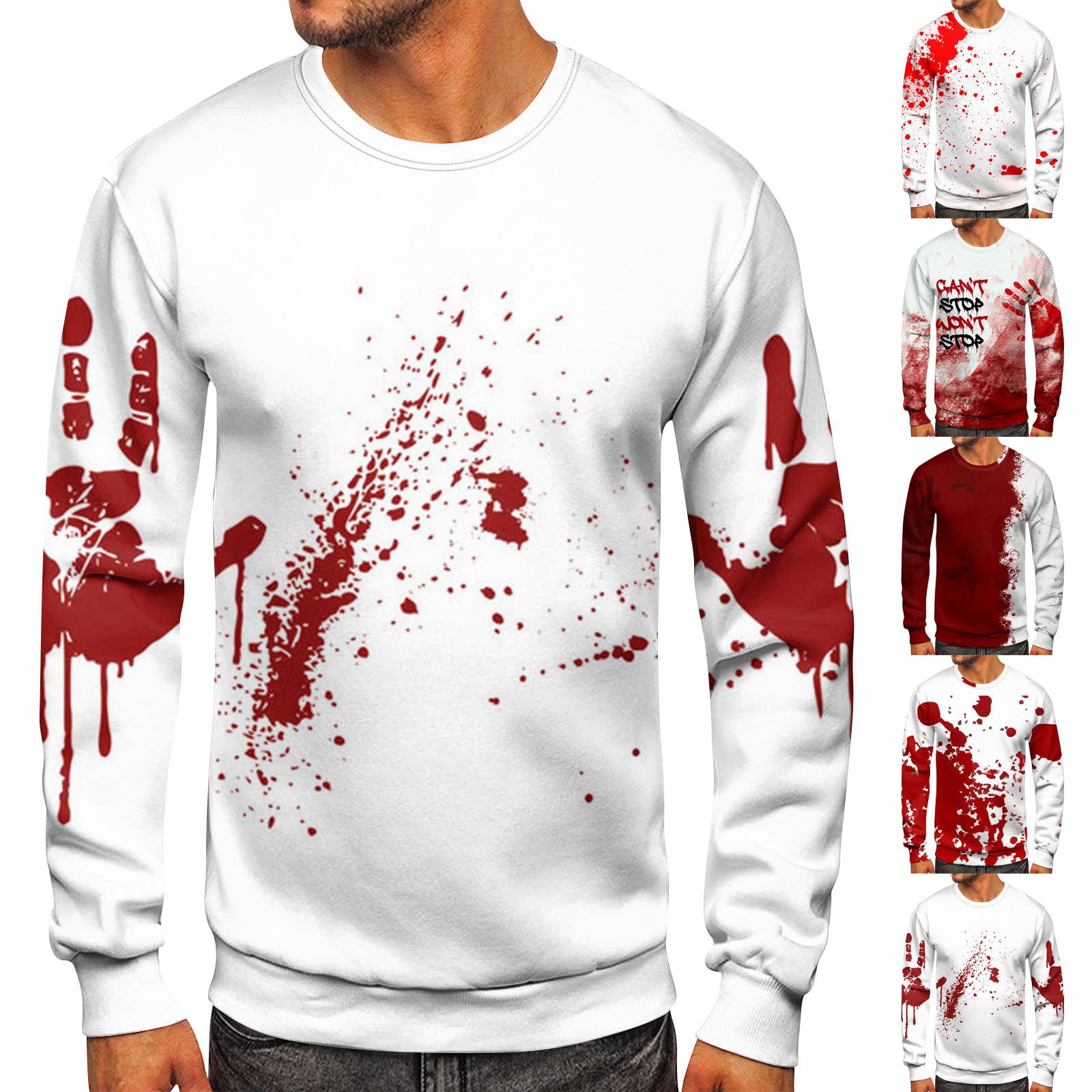 YiGeiWoLiGiaoGiao Heren ronde hals tops Heren casual mode lange mouw O hals trui XXXXL
