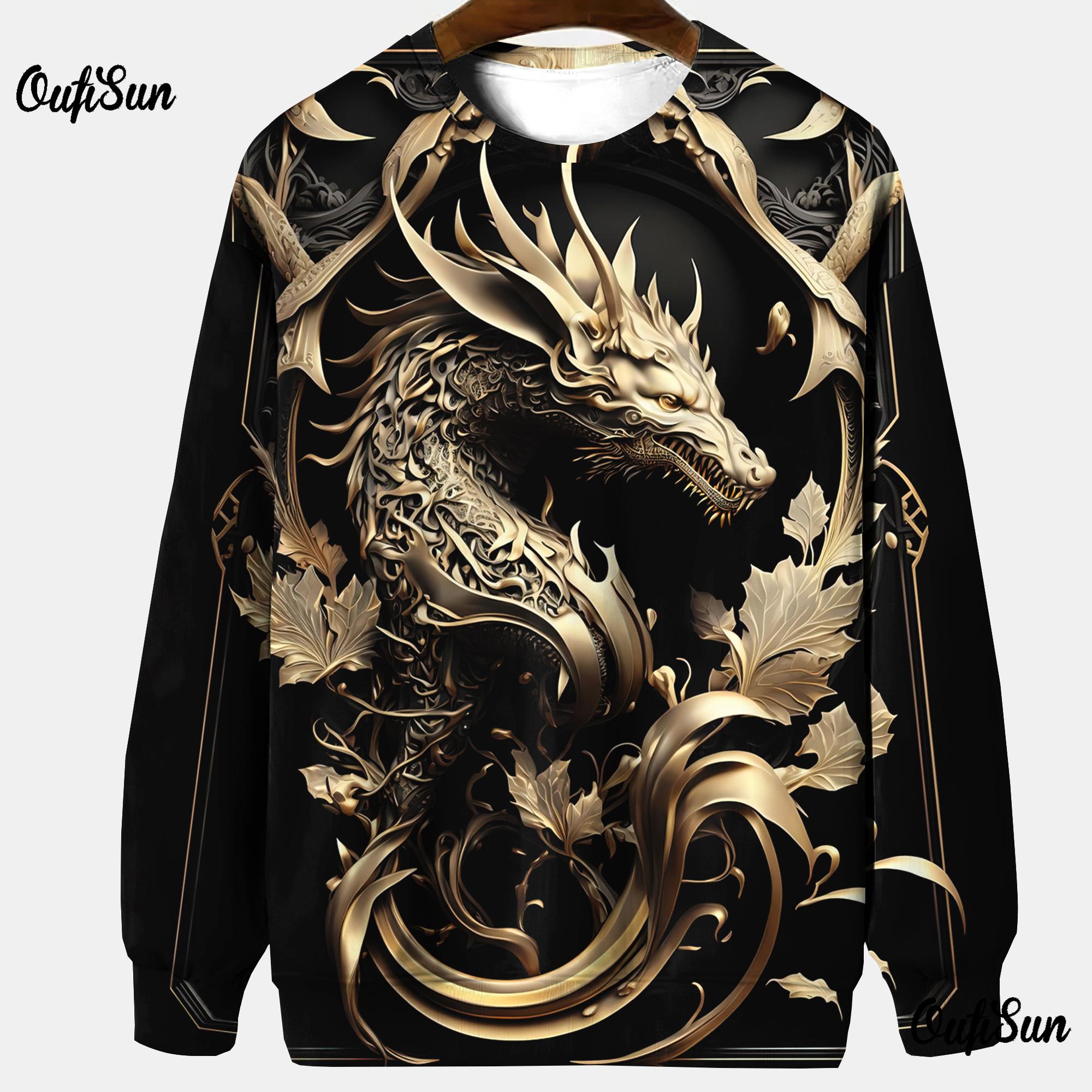 Bobby 2 Dieren Hoodies Voor Heren Hoedloos Sweatshirt Draak Grafische T-shirts 3D Print Oversized Herenkleding Tops Pullover Sweatshirt S