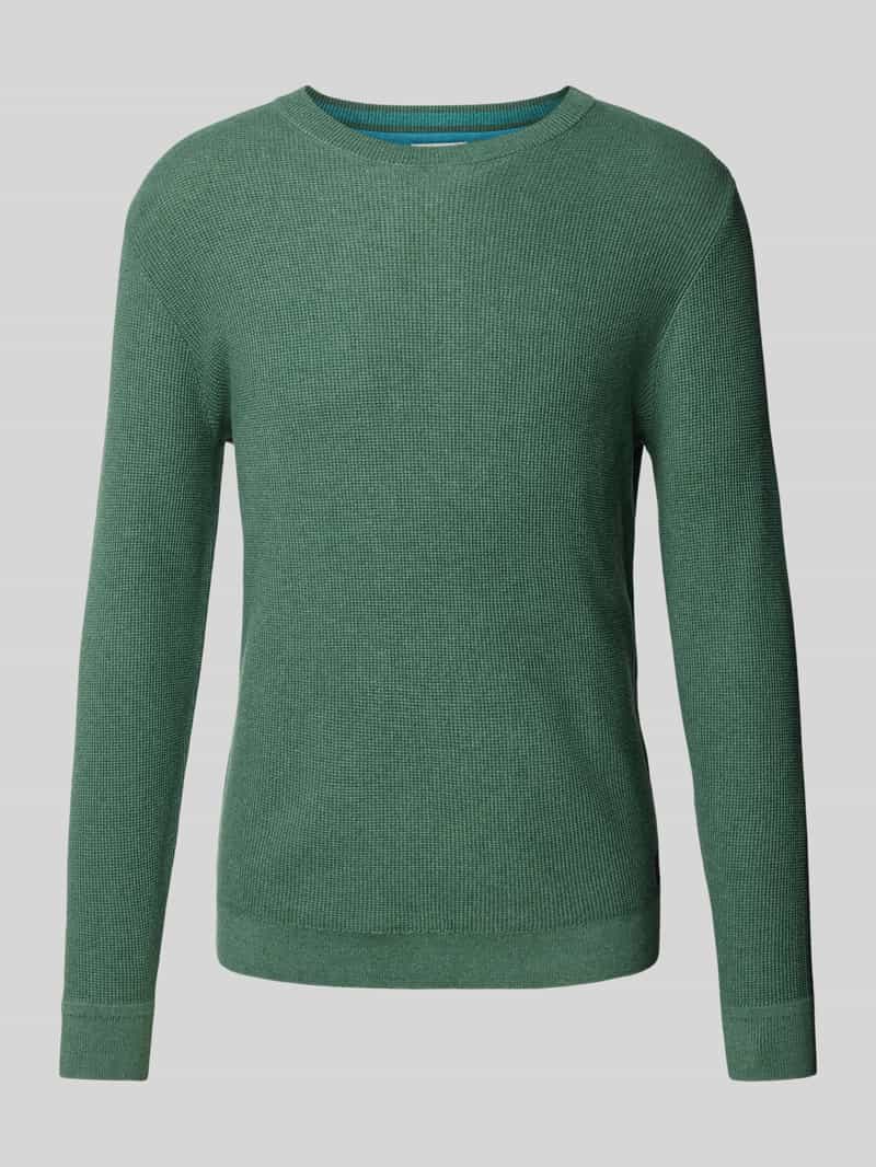 Tom Tailor Regular fit gebreide pullover van zuiver katoen