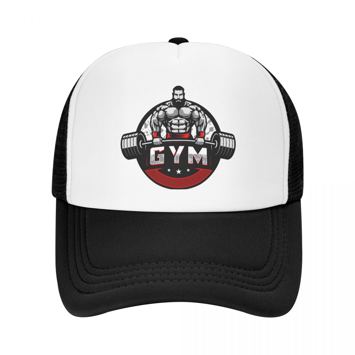91460000MAC0FHAR19 Coole Bodybuilding Gym Trucker Hat voor Unisex WoUnisex Custom Verstelbare Volwassen Fitness Spier Baseball Cap Hip Hop Snapback Caps Trucker Hat