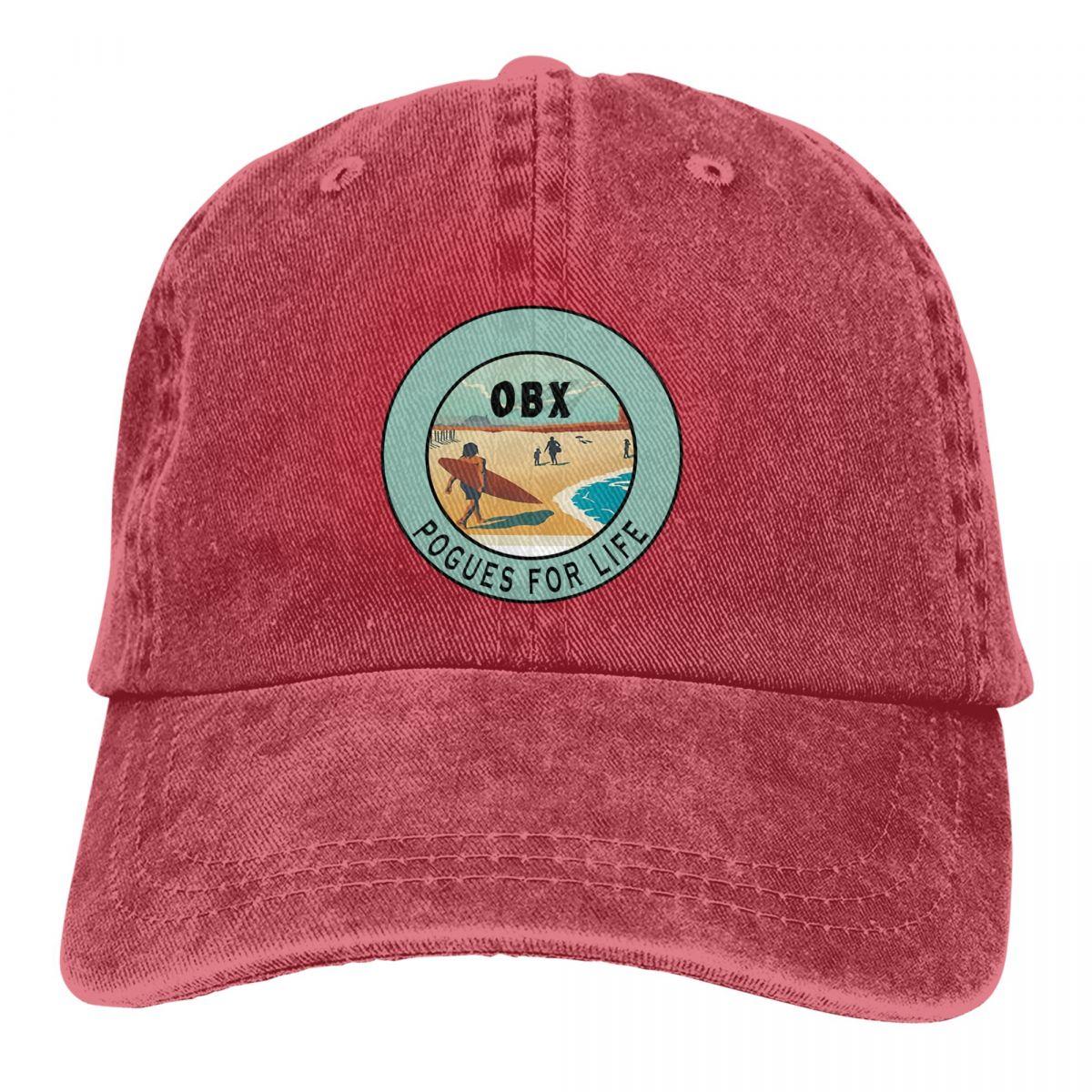 91341622MA8PNJ28X9 Outer Banks OBX TV-serie Multicolor Hat Peaked WoUnisex's Cap De originele gepersonaliseerde vizierbeschermingshoeden One Size