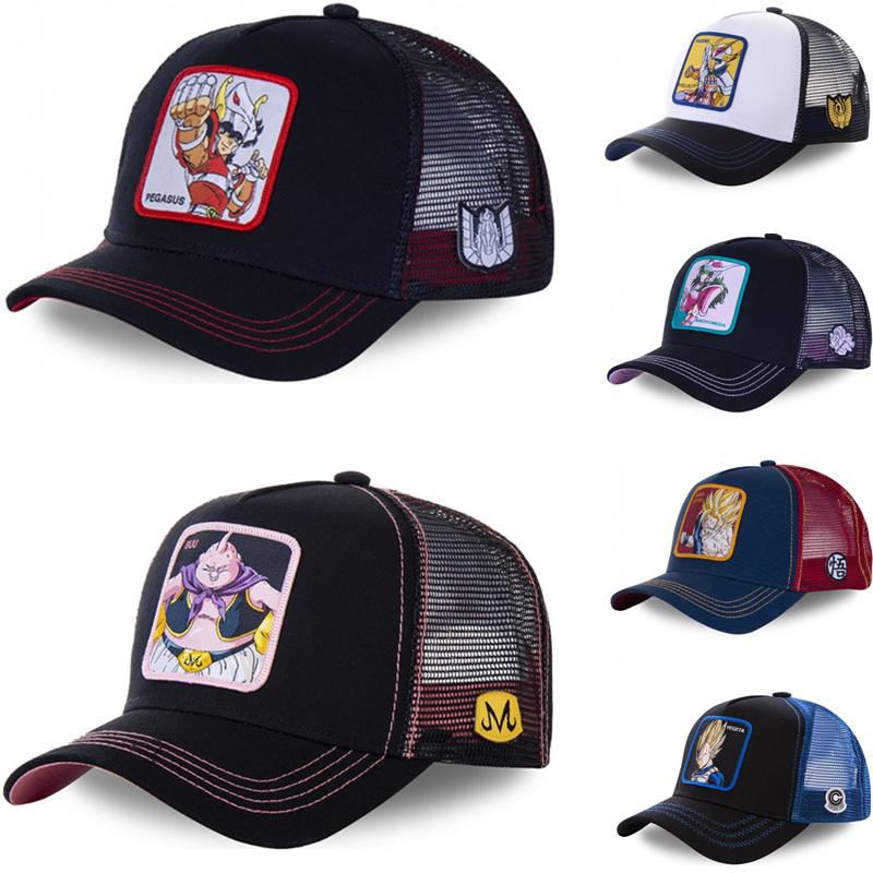 91530112MAC1H7JY0E Hoge kwaliteit Anime Cartoon Anime Snapback Baseball Cap Unisex Vrouwen Hip Hop Dad Mesh Trucker Hat Dropshipping