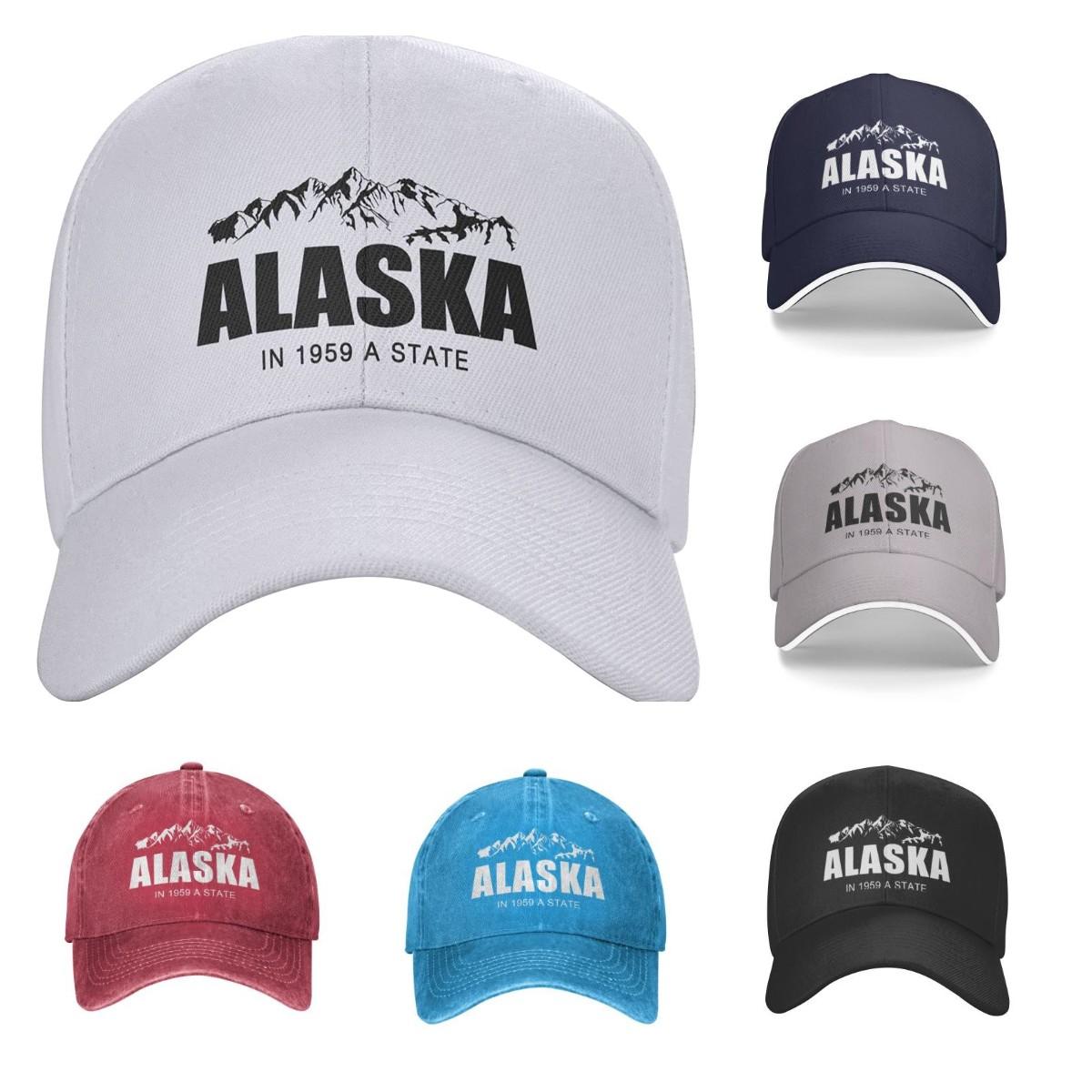 91530112MAC1H7JY0E Alaska Rocky Mountains Colorado Baseball Cap Unisex Verstelbare Relaxed Dad Hat voor Unisex Vrouwen Sport Buiten Casual Unisex One Size