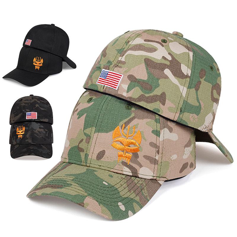 Cap Factory Mode Verzegelde Baseball Cap Mannen Vrouwen Militaire Enthousiastelingen Tactische Caps Katoenen Snapback Hoed Hardloopvissers Hoeden Gorras camouflage