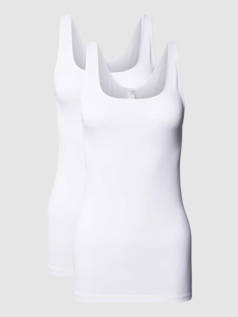 Mey Lange top in effen design