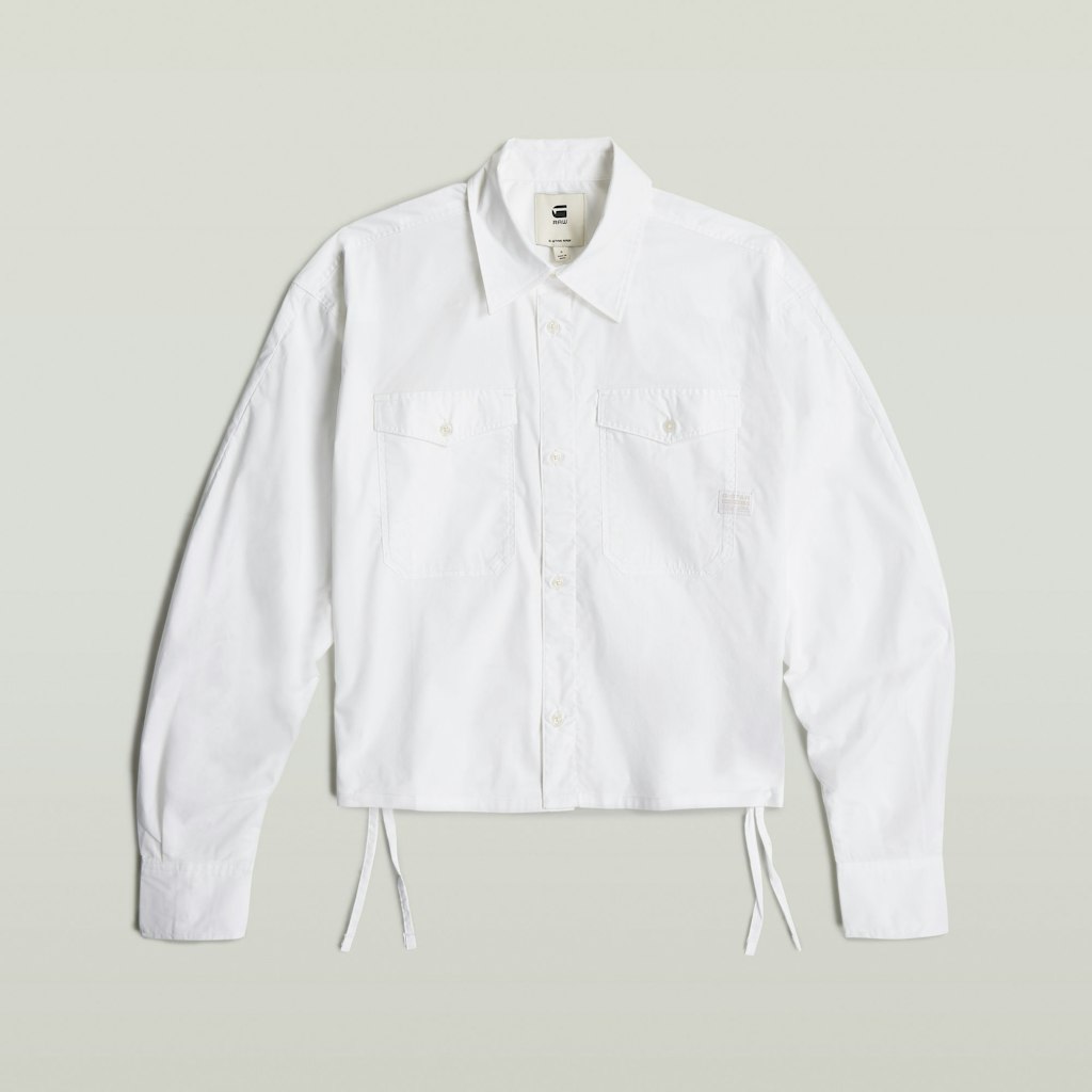 G-Star boxy shirt ls wmn d26439-d321 110 white