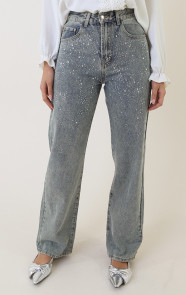 The Musthaves Diamond Denim Jeans Wide Leg