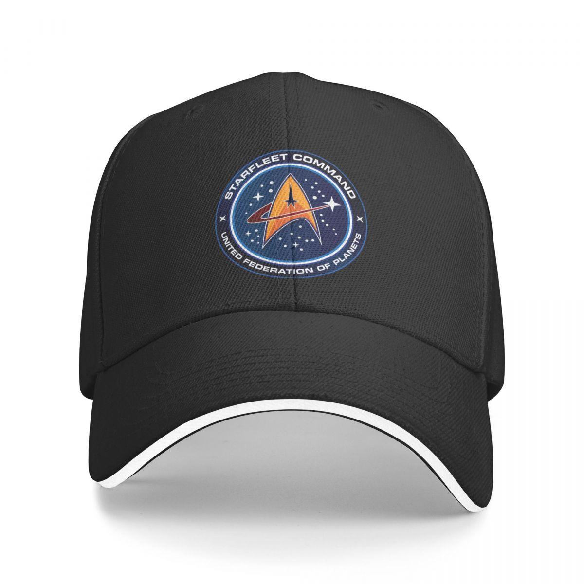 91440605MAC3NXC54W Nieuwe aankomst ruimtefilm Star Treks Starfleet golfpet unisex stijl pet dagelijkse activiteiten hoeden pet One Size