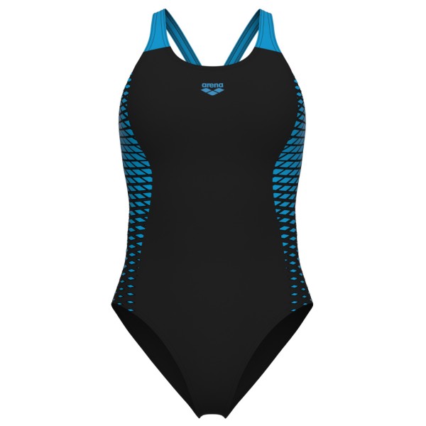 Arena - Women's Openings Swimsuit V Back - Badpak, zwart
