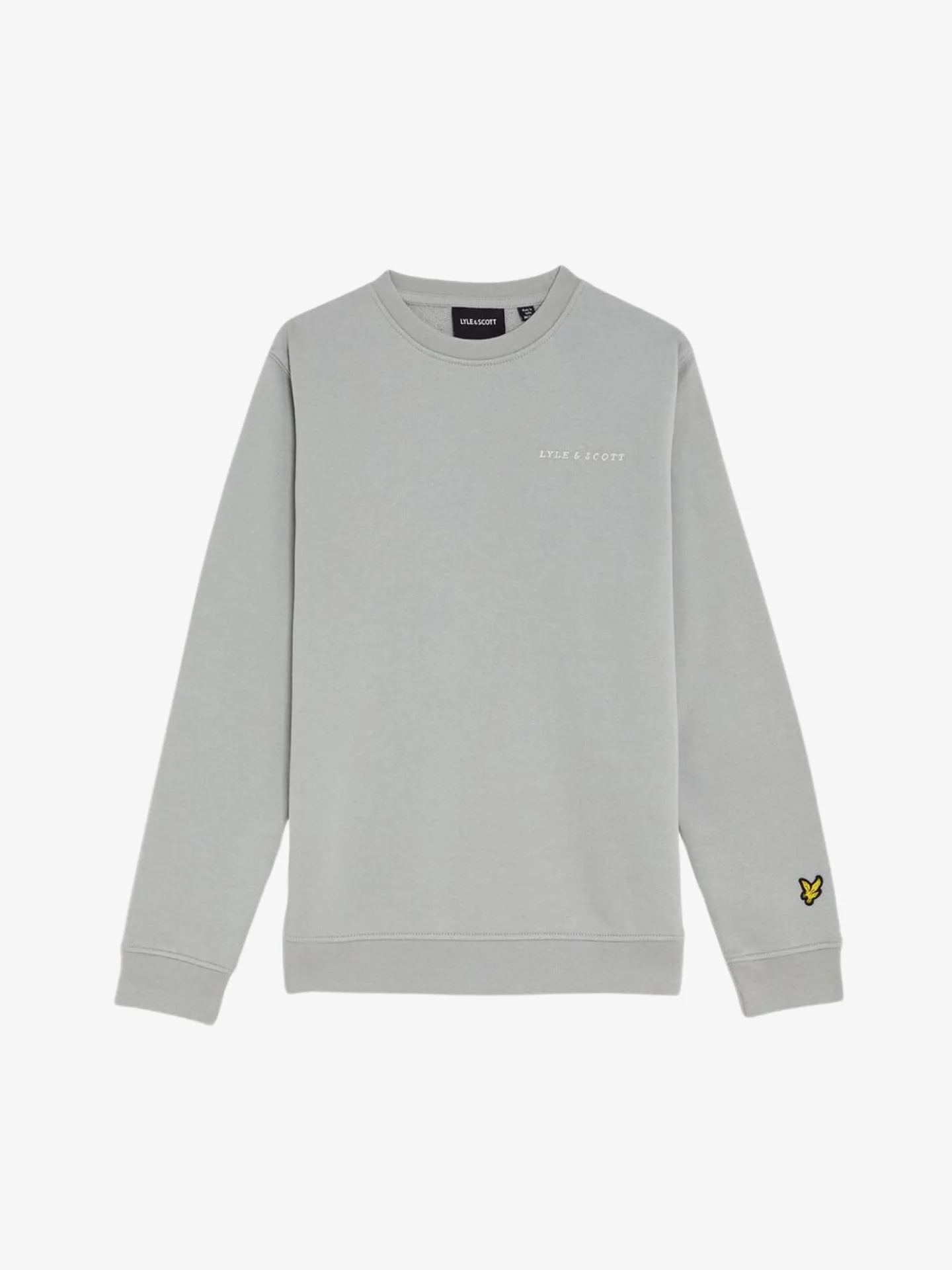 Lyle and Scott Jongens sweater script grey mirage