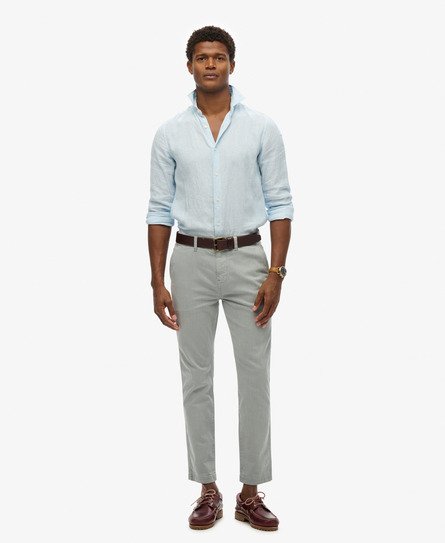 Superdry Mannen International Chinobroek Grijs