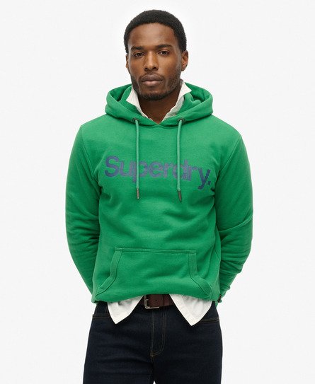 Superdry Mannen Hoodie met Core-logo Groen
