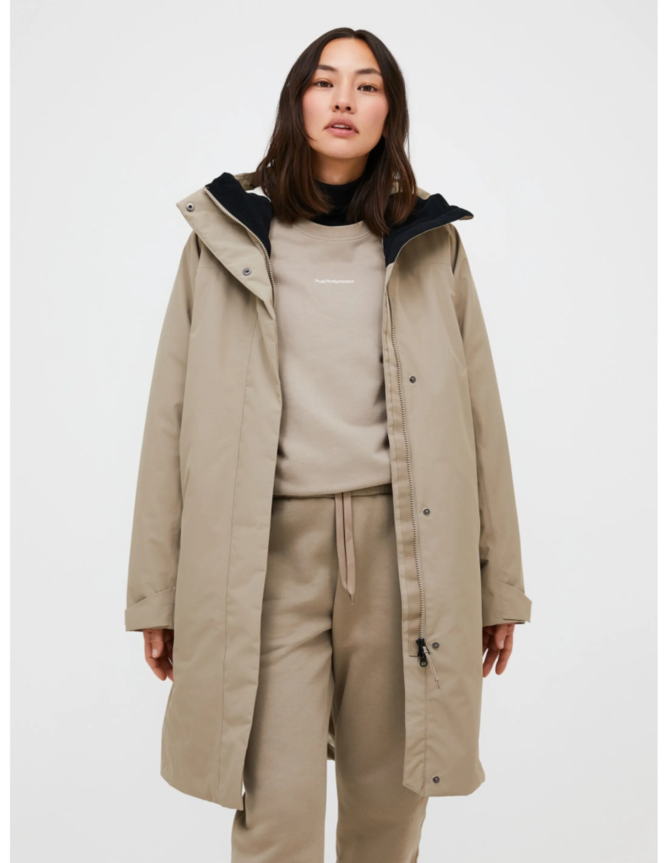 Peak Performance Women's Treeline Insulated Parka (Maat - S, Kleur - Avid Beige)