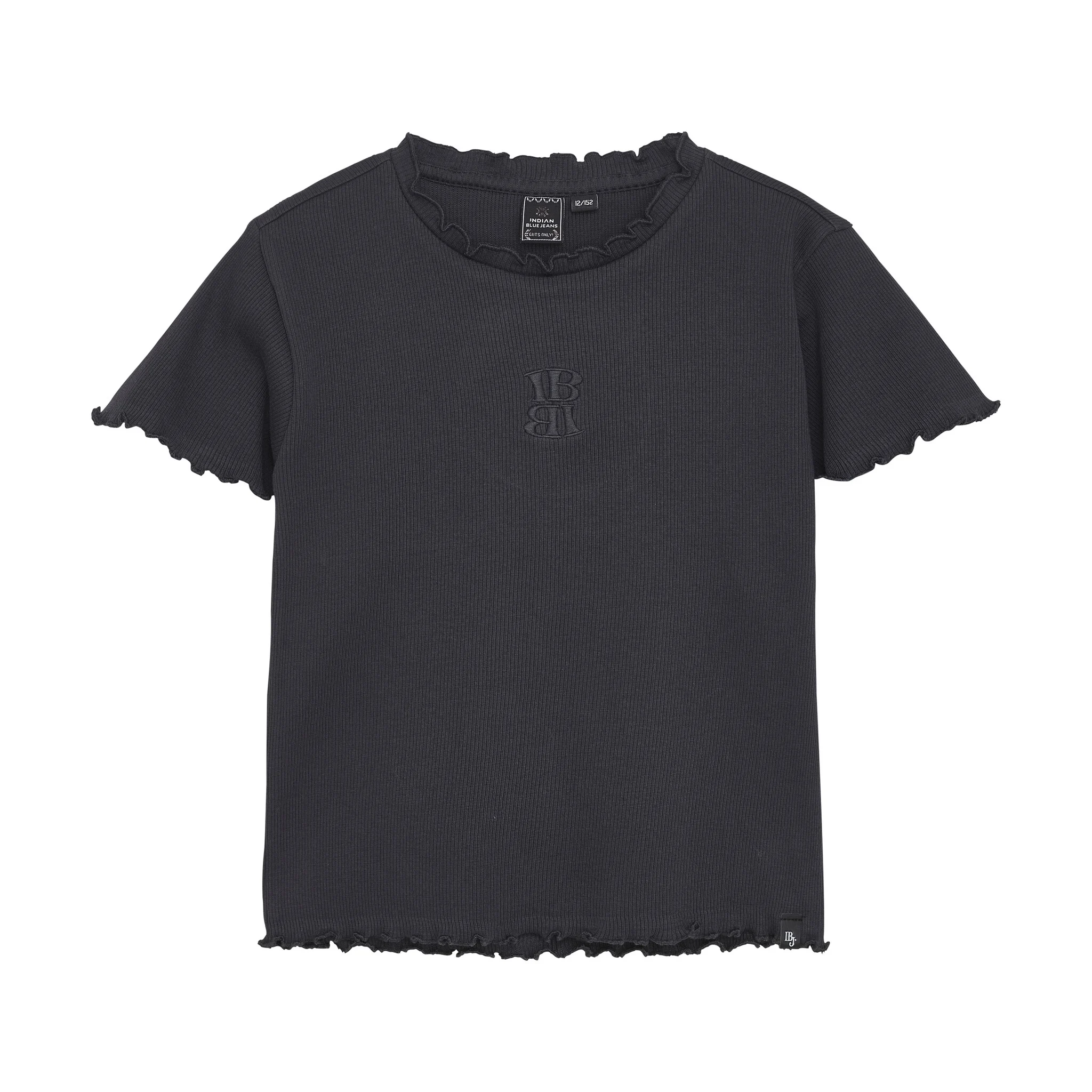 Indian Blue Zomer t-shirt s/s meisjes - cropped