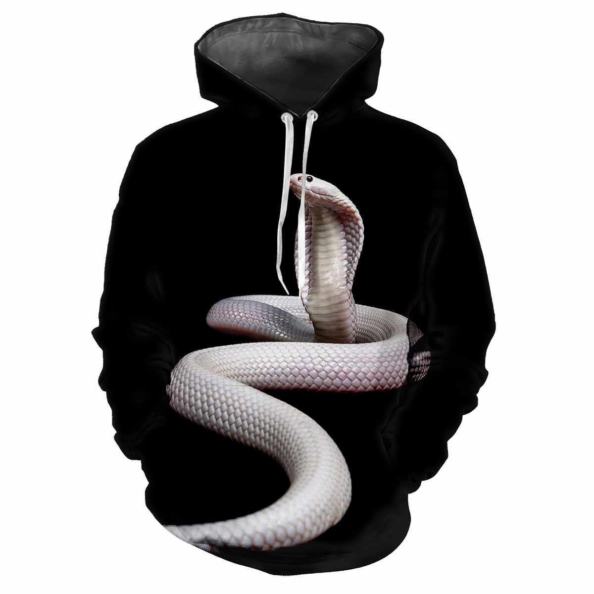 Bobby3 Dier Slang 3d Print Lente Herfst Heren Hoodie Hip Hop Horror Alternatieve Mode Creatief Straat Seks Casual Pullover Top L