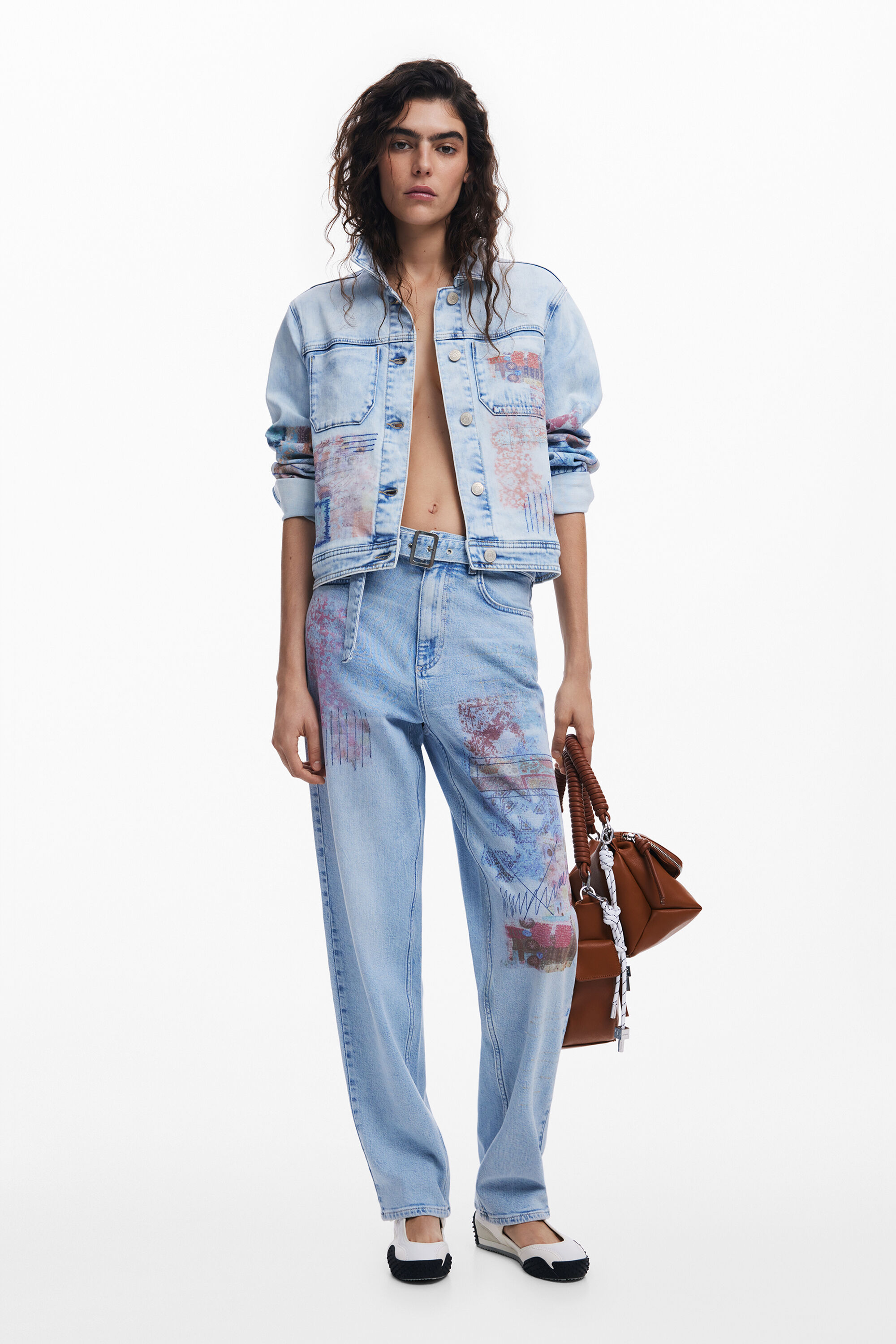 desigual Rechte jeans Hindi - BLUE