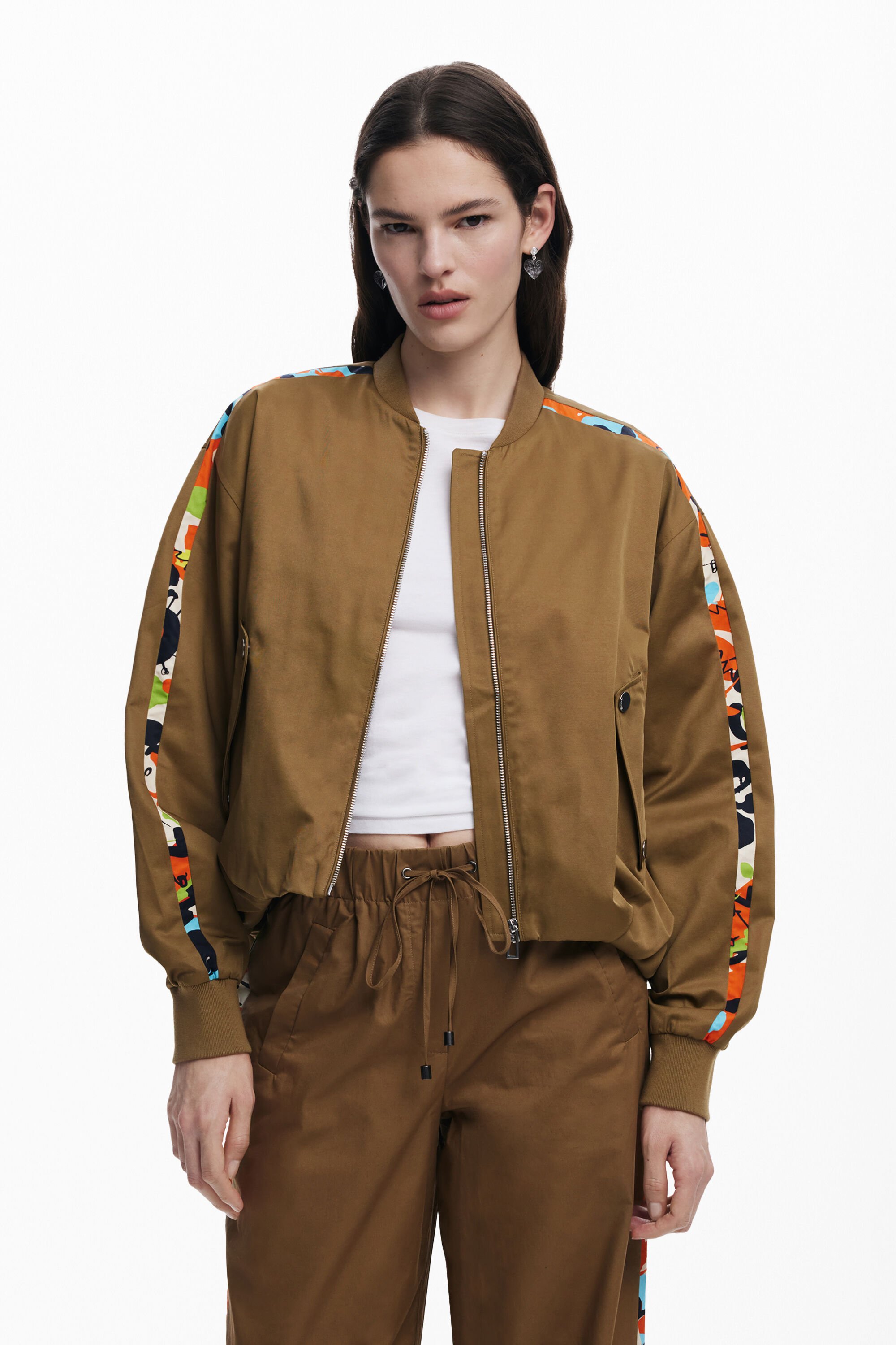 desigual Jas ontworpen door Mr. Christian Lacroix - BROWN