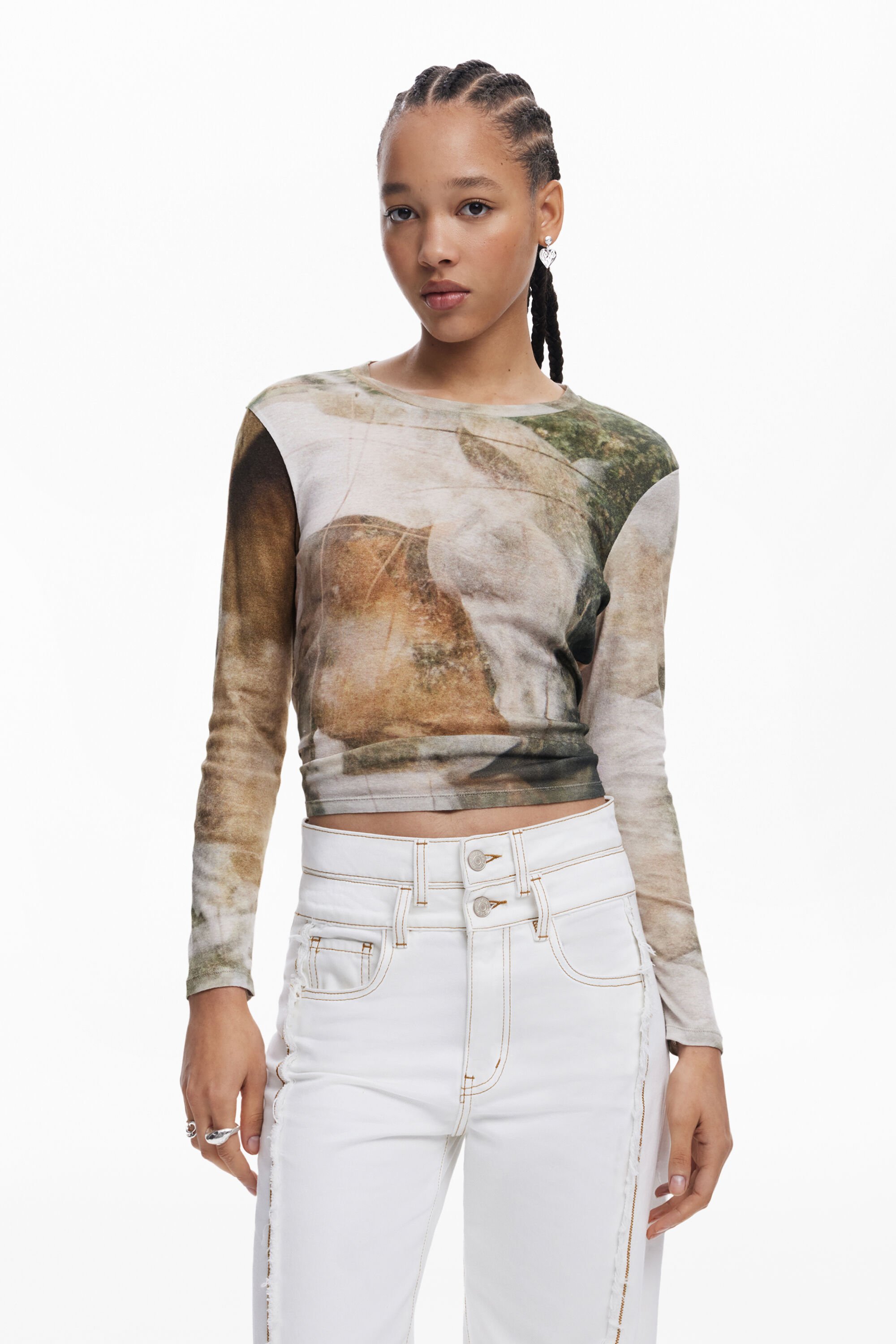 desigual Coltrui met paard - BROWN