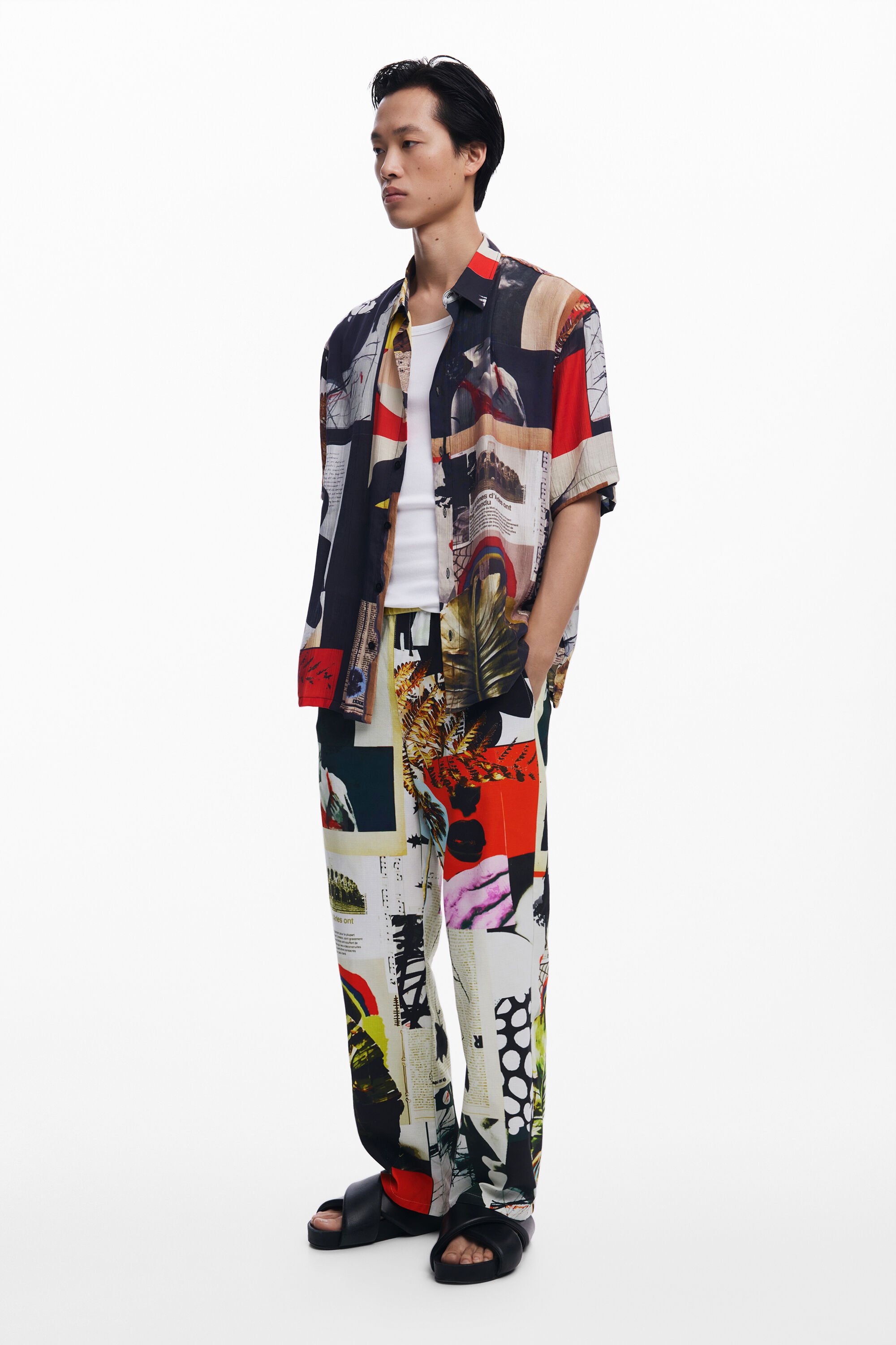 desigual Broek ontworpen door Mr. Christian Lacroix - WHITE