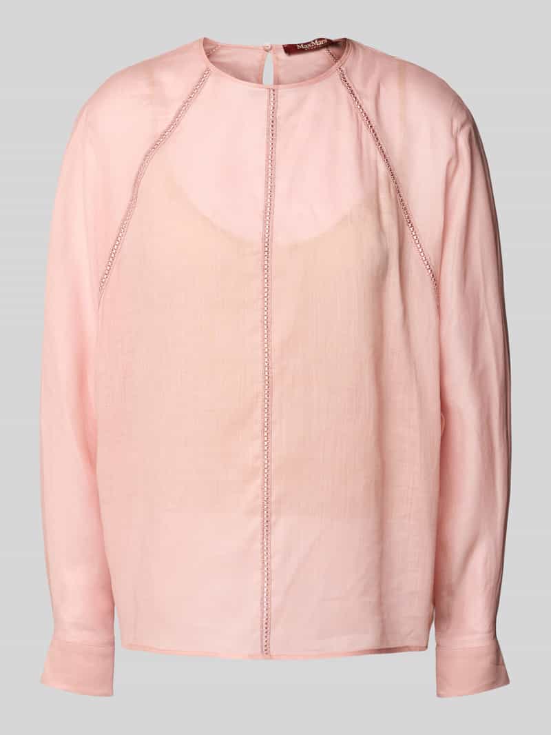 Max Mara Studio Blouse met ronde hals, model 'EDILE'