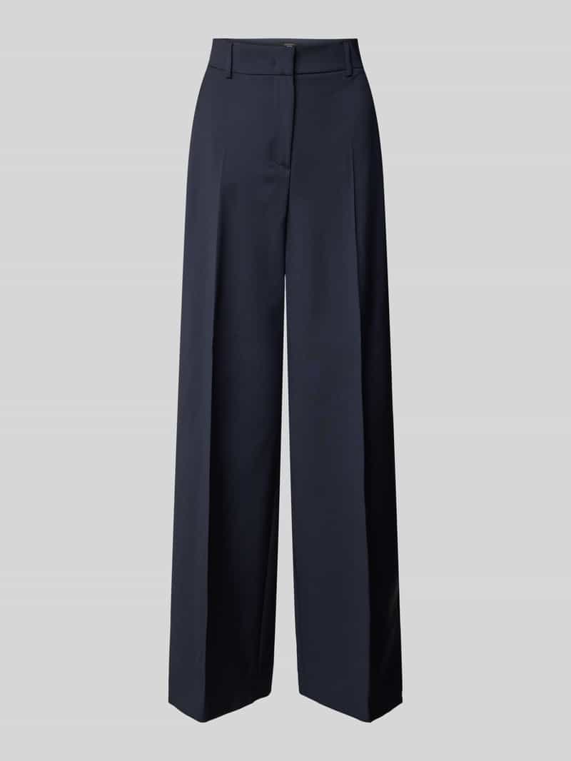 Weekend Max Mara Flared wollen broek met persplooien, model 'VISIVO'