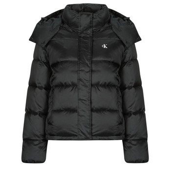 Donsjas Calvin Klein Jeans SHINY MONOLOGO ND SHORT PUFFER