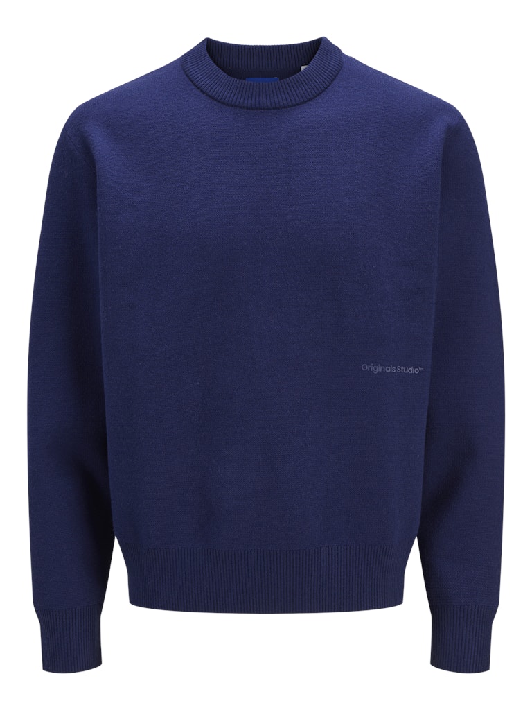 Jack & Jones jorvesterbro knit crew neck sn 12261852 ocean cavern