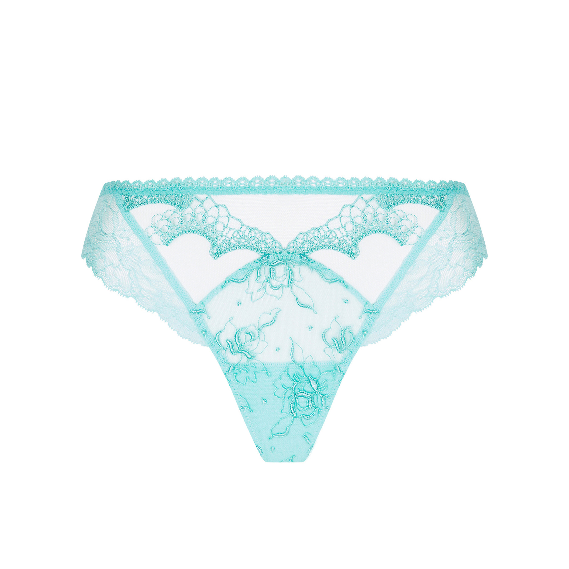 Lise Charmel Lingerie Princesse Iris String Aqua ACH0081