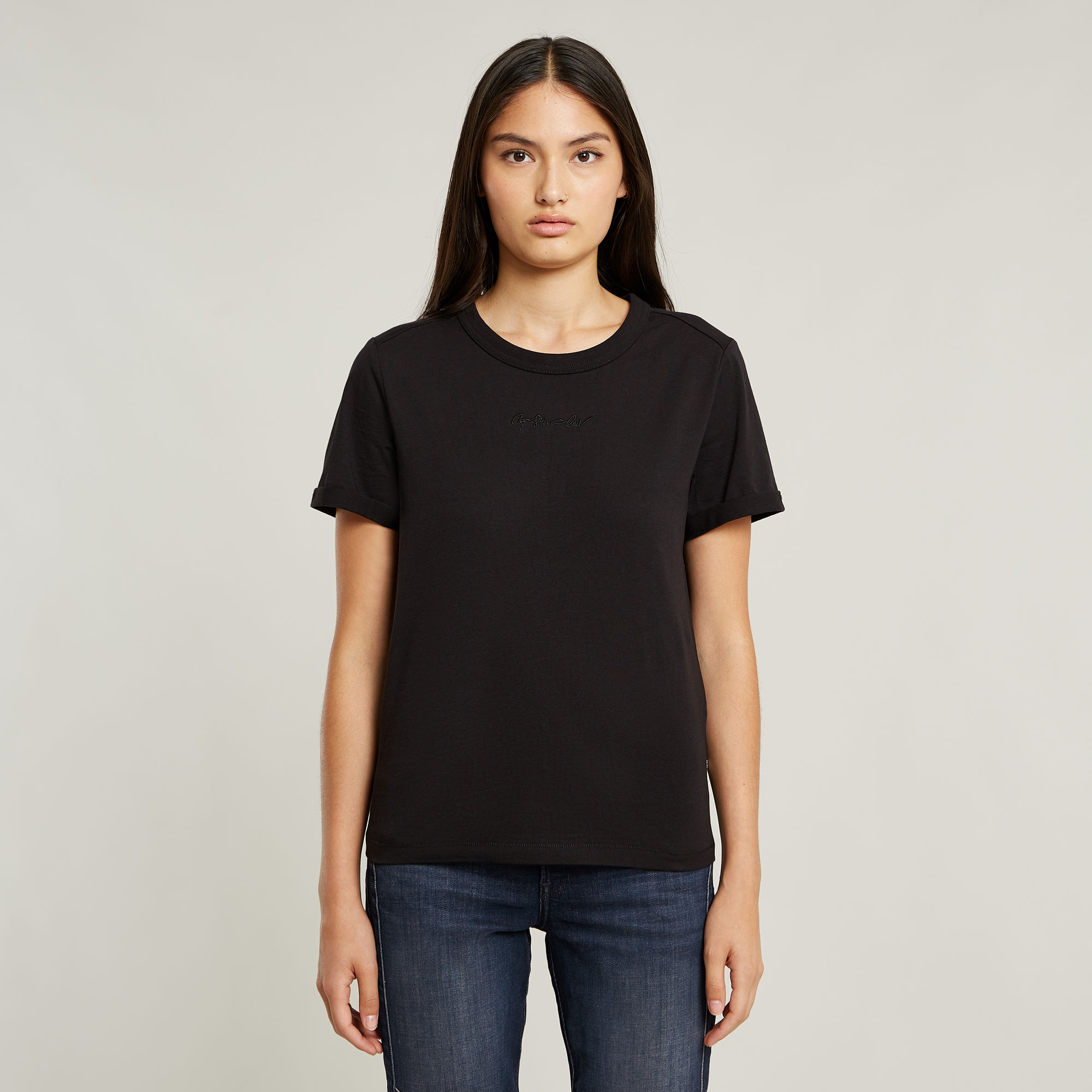 G-Star RAW Embro G-Script Logo Top - Zwart - Dames