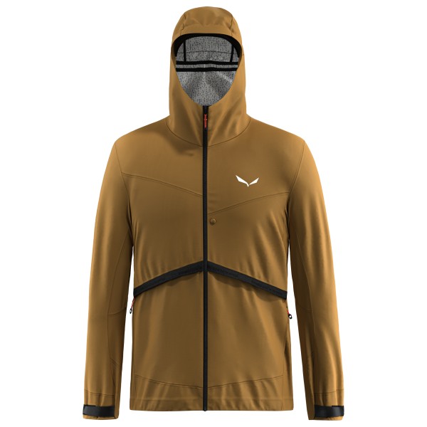 Salewa - Puez PTX Hybrid Jacket - Regenjas, bruin