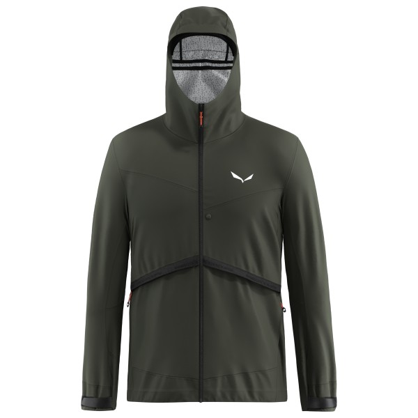 Salewa - Puez PTX Hybrid Jacket - Regenjas, grijs