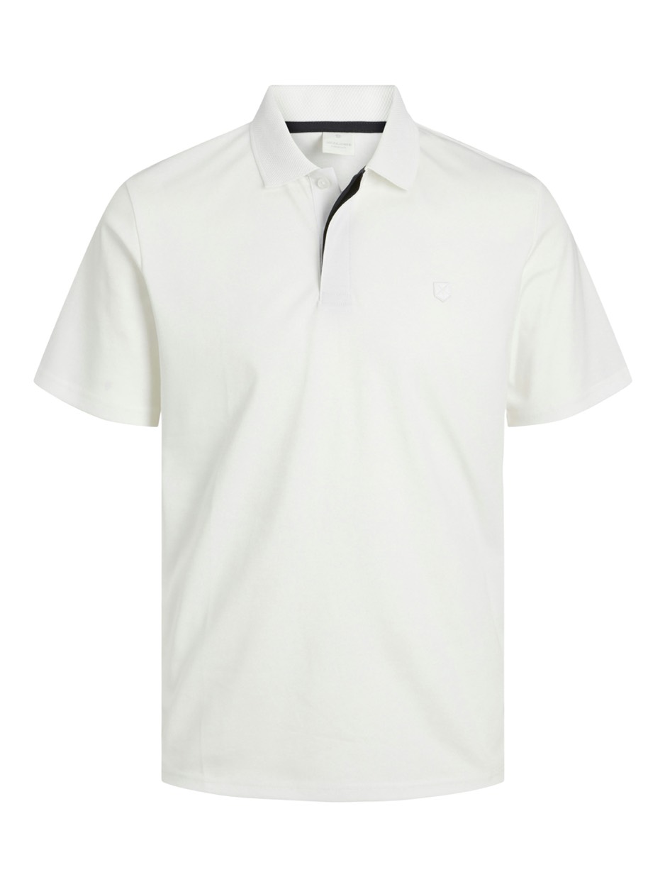 Jack & Jones Jprccrodney ss polo jnr off-white