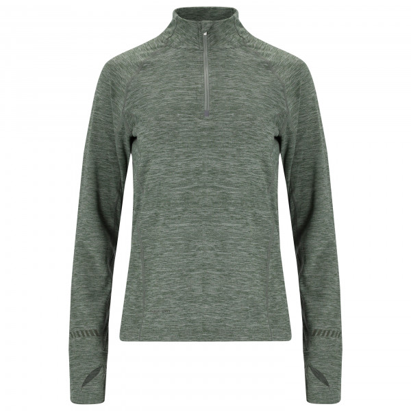 ENDURANCE - Women's Canna V2 Melange Performance Midlayer - Longsleeve, olijfgroen