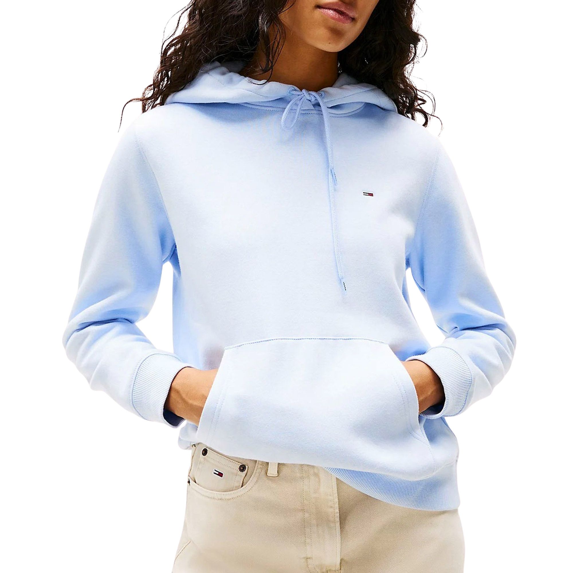 Tommy Hilfiger Regular Small Flag Logo Hoodie Dames