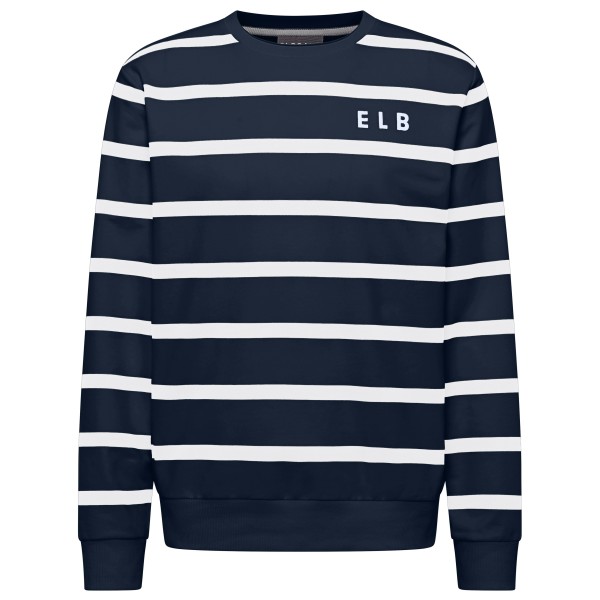 ELBSAND - Mert Striped Sweatshirt - Trui, blauw