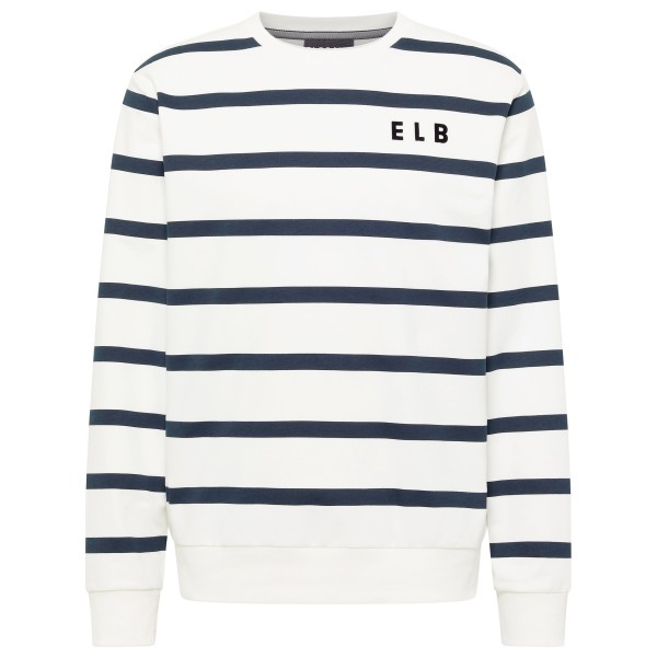 ELBSAND - Mert Striped Sweatshirt - Trui, wit