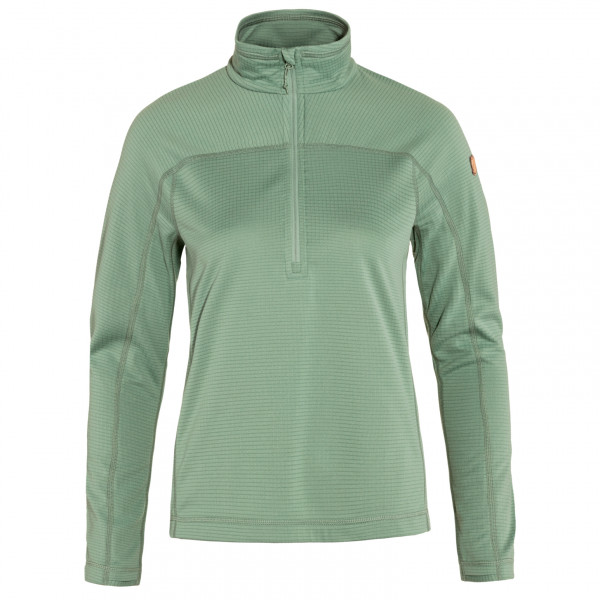 Fjällräven - Women's Abisko Lite Fleece Half Zip - Fleecetrui, groen/turkoois