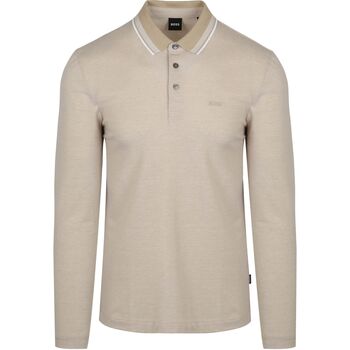 Sweater BOSS Pittman Polo Beige