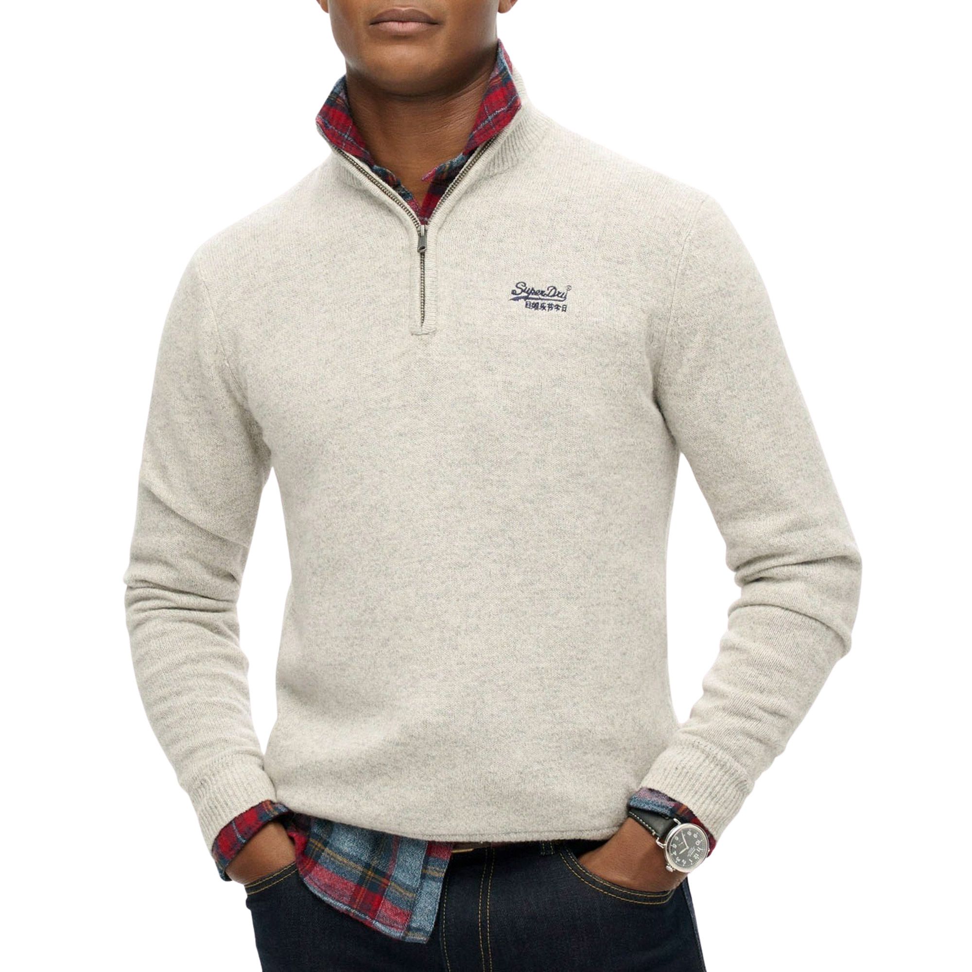 Superdry Essential Knit Henley Trui Heren