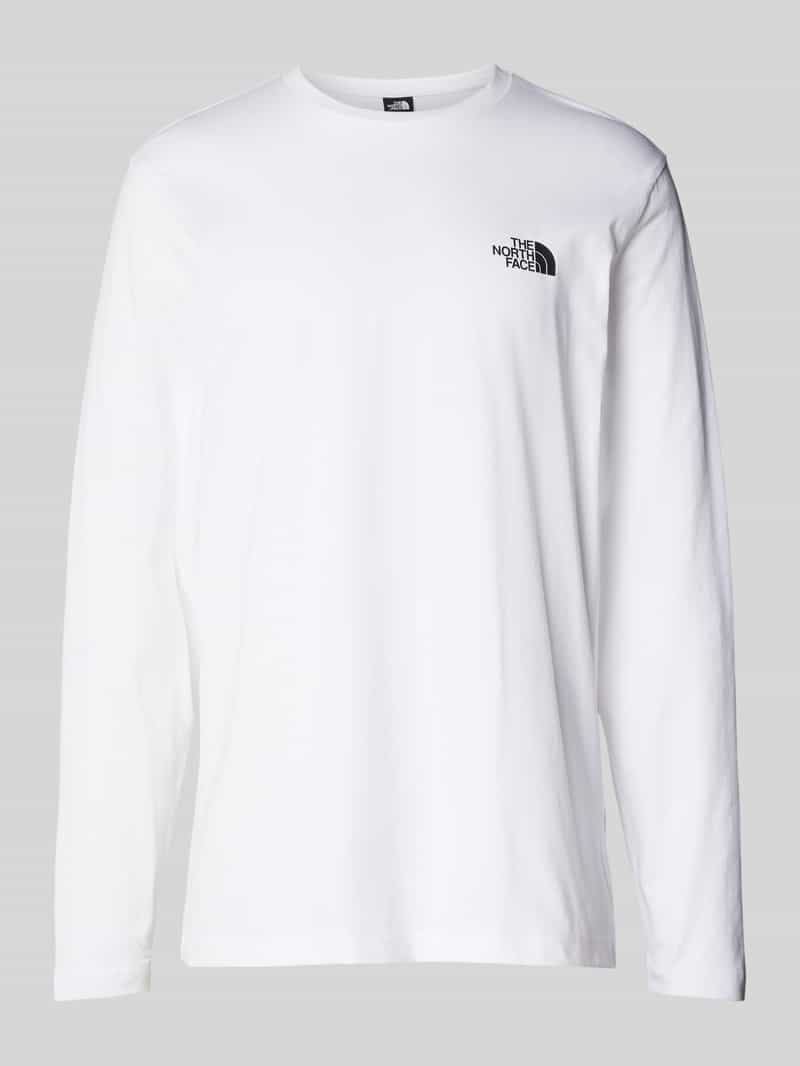The North Face Shirt met lange mouwen en labelprint
