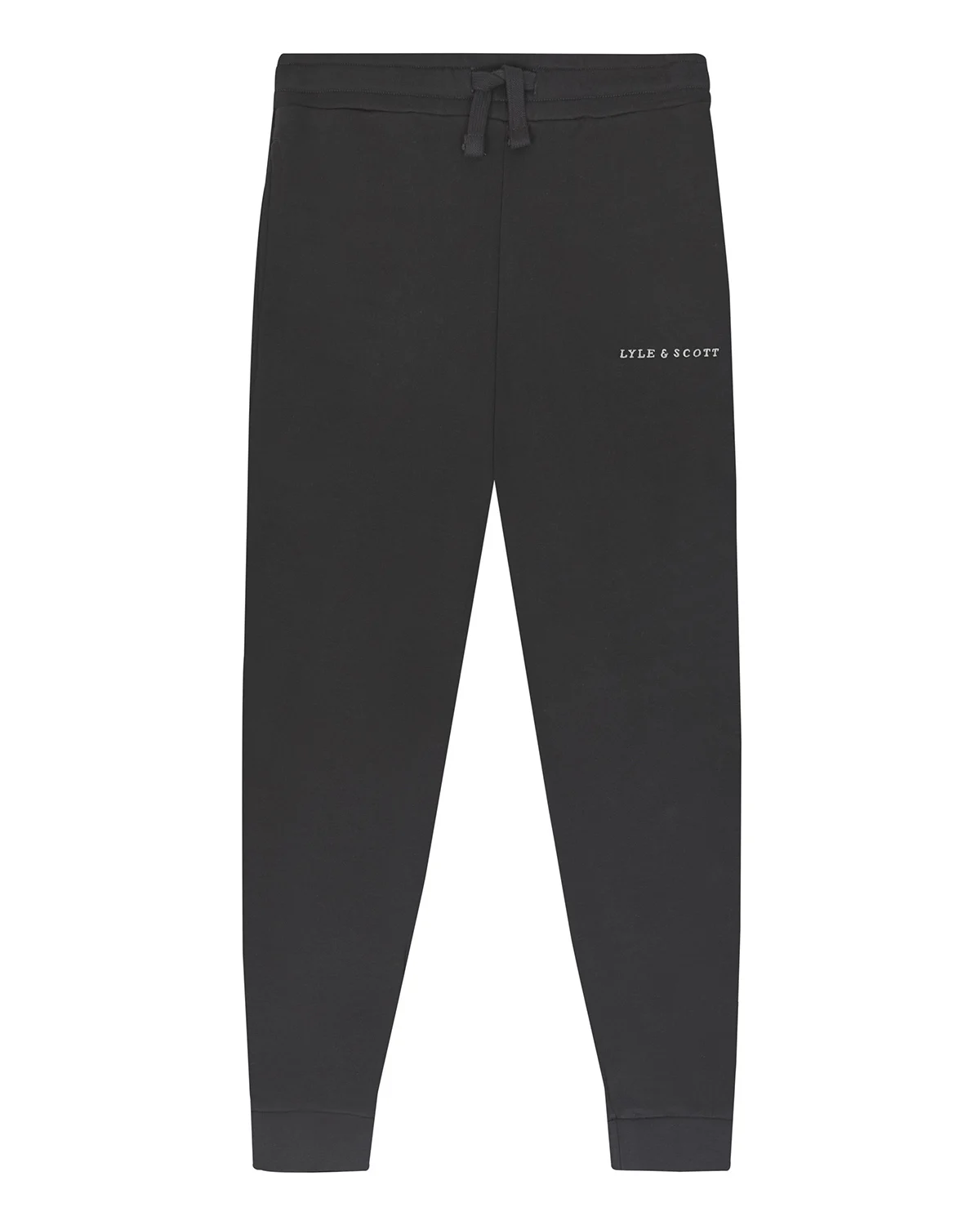 Lyle and Scott Sweat broek script gun metal