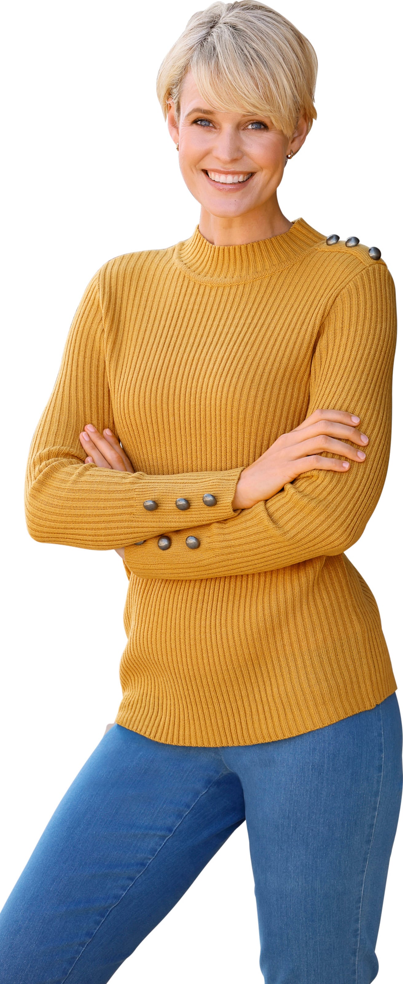 Your Look... for less! Trui met opstaande kraag