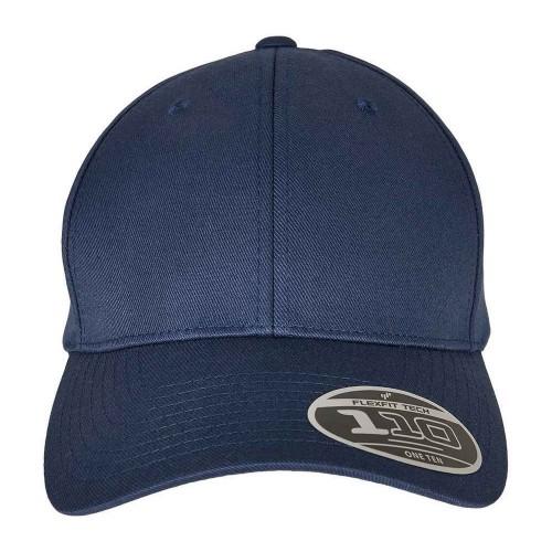 Flexfit 110 Curved Peak Cap One Size donkergrijze kleur