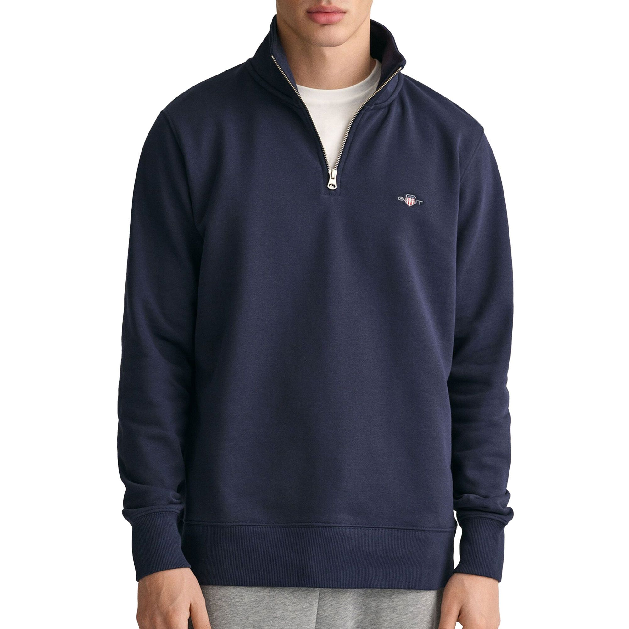 Gant Shield Half Zip Sweater Heren
