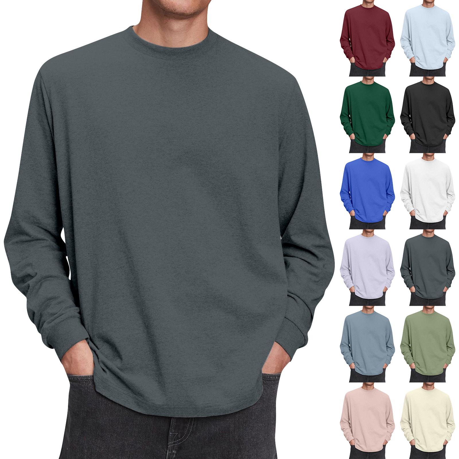 Scrambled eggs Lente en herfst herensweatshirt met staande kraag is outdoor casual truien tops L beige
