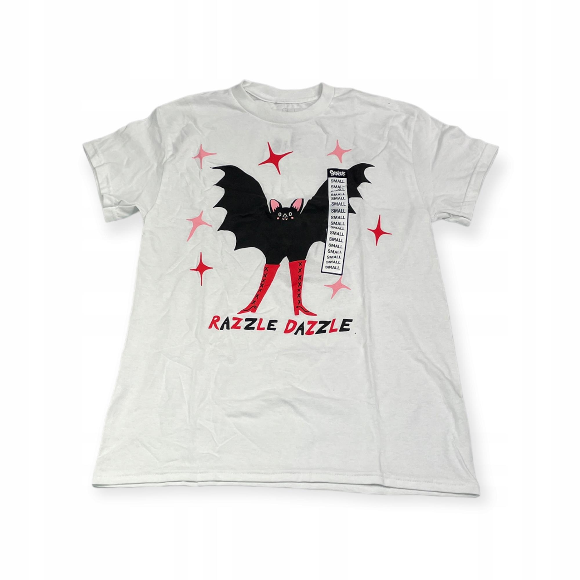Outletup-clothes Koszulka T-shirt damska okrągły dekolt SPENCER'S KAITLIN MARTIN S