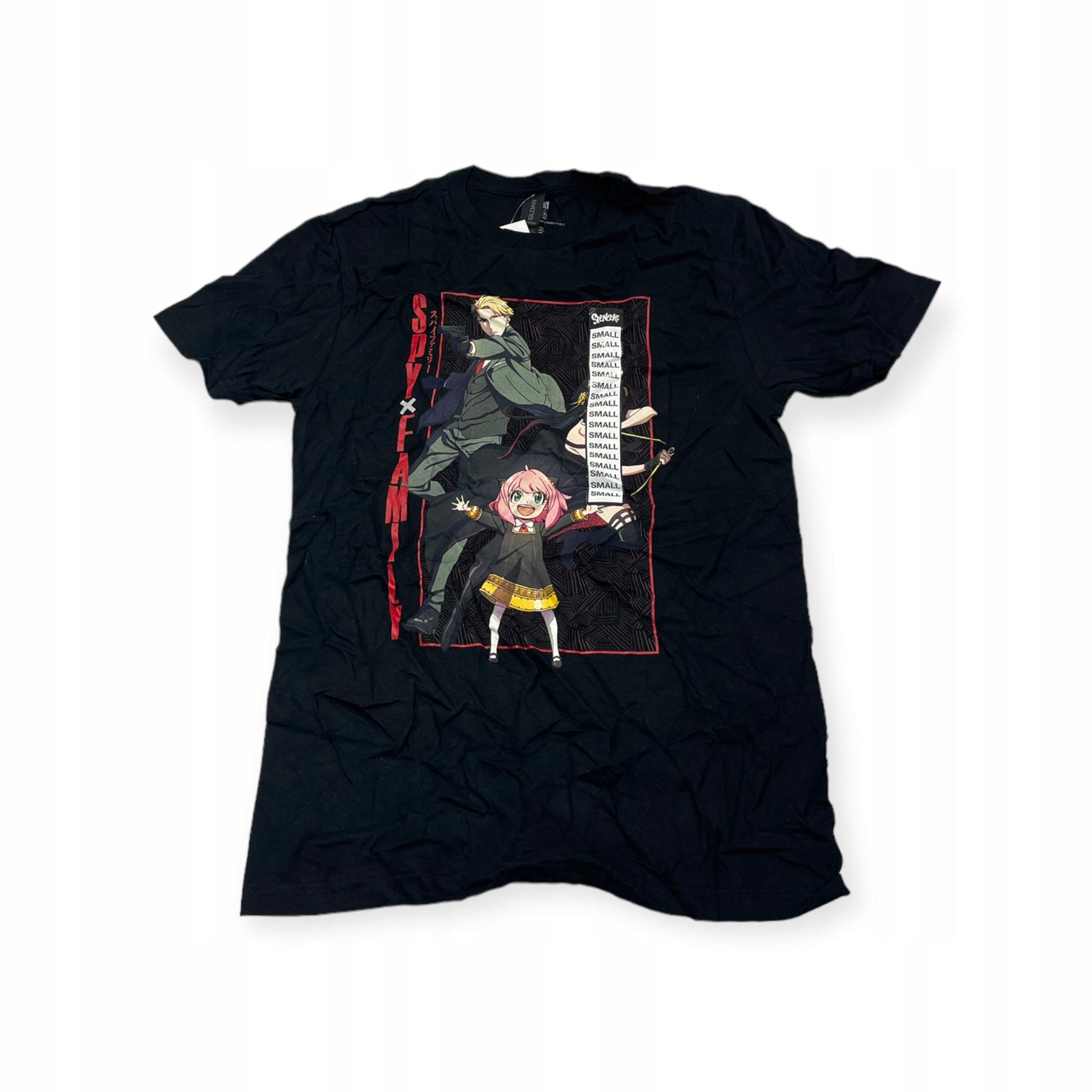 Outletup-clothes Koszulka T-shirt damski okrągły dekolt SPENCER'S SPY X FAMILY S